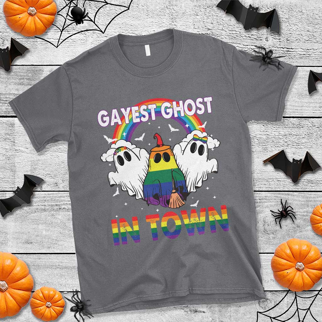 funny-halloween-lgbt-t-shirt-gayest-ghost-in-town-rainbow-flag