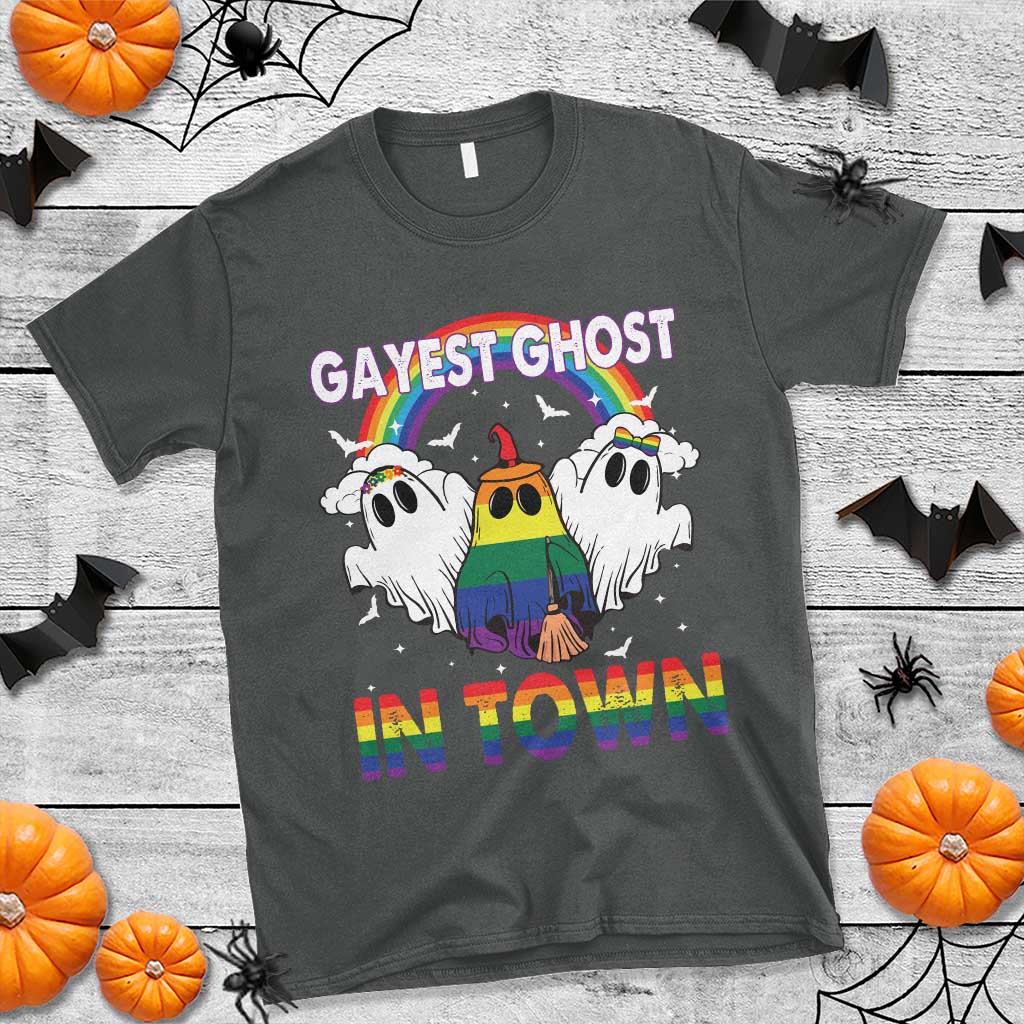 funny-halloween-lgbt-t-shirt-gayest-ghost-in-town-rainbow-flag