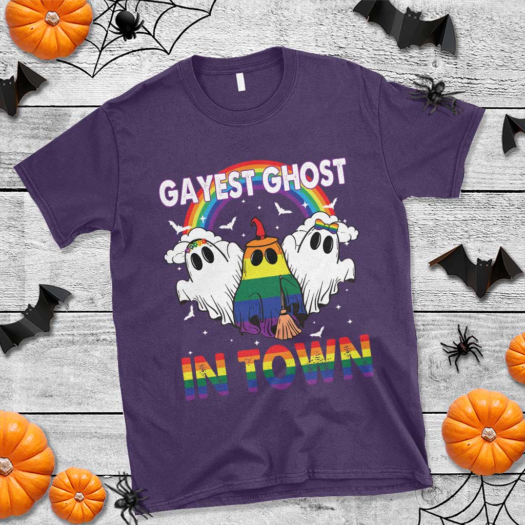 funny-halloween-lgbt-t-shirt-gayest-ghost-in-town-rainbow-flag