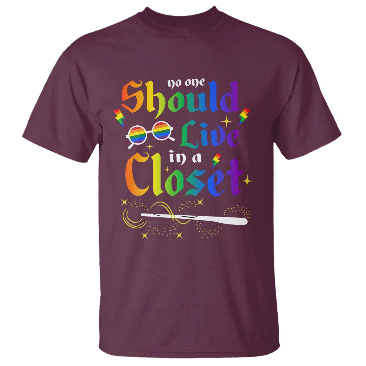 come-out-lgbt-t-shirt-no-one-should-live-in-a-closet-magical-rainbow-glasses