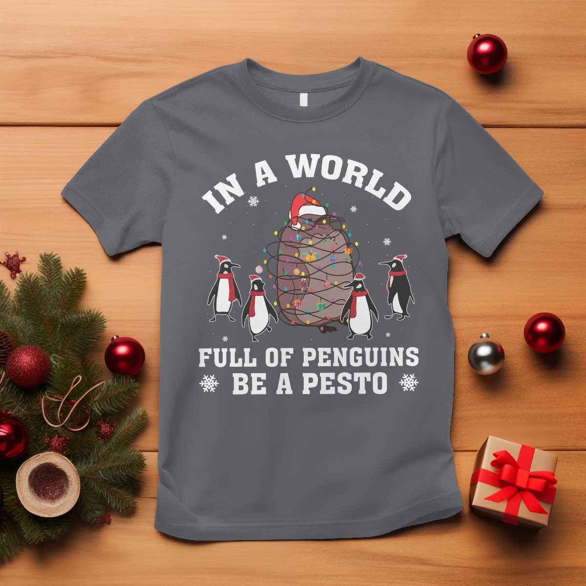 funny-pesto-christmas-penguin-t-shirt-in-a-world-full-of-penguins-be-a-pesto-xmas-santa-hat