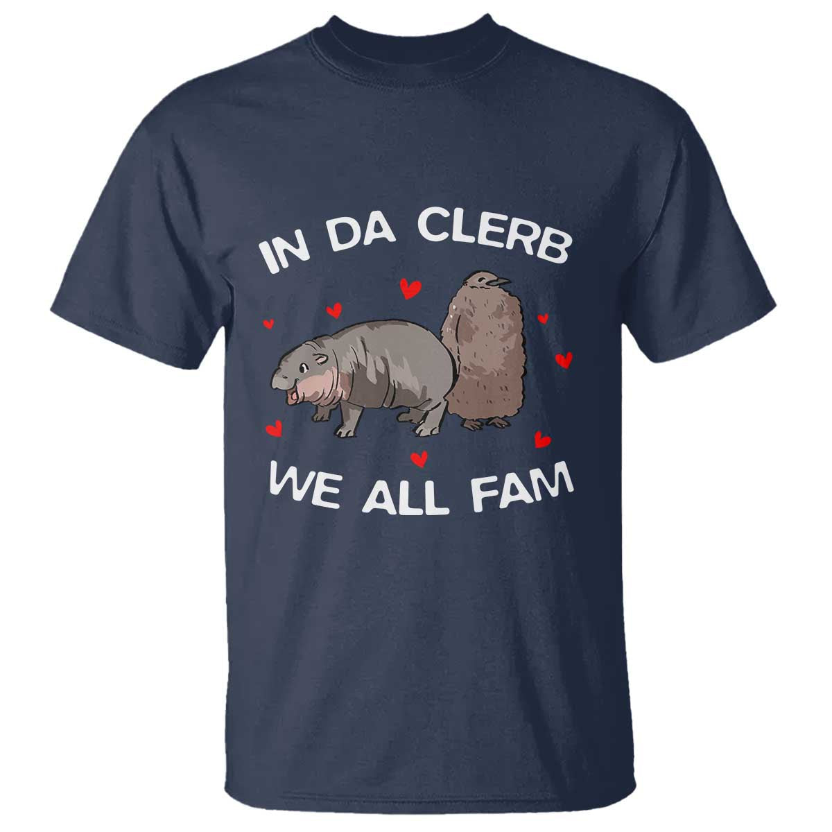funny-moo-deng-pesto-penguin-t-shirt-in-da-clerb-we-all-fam-hearts