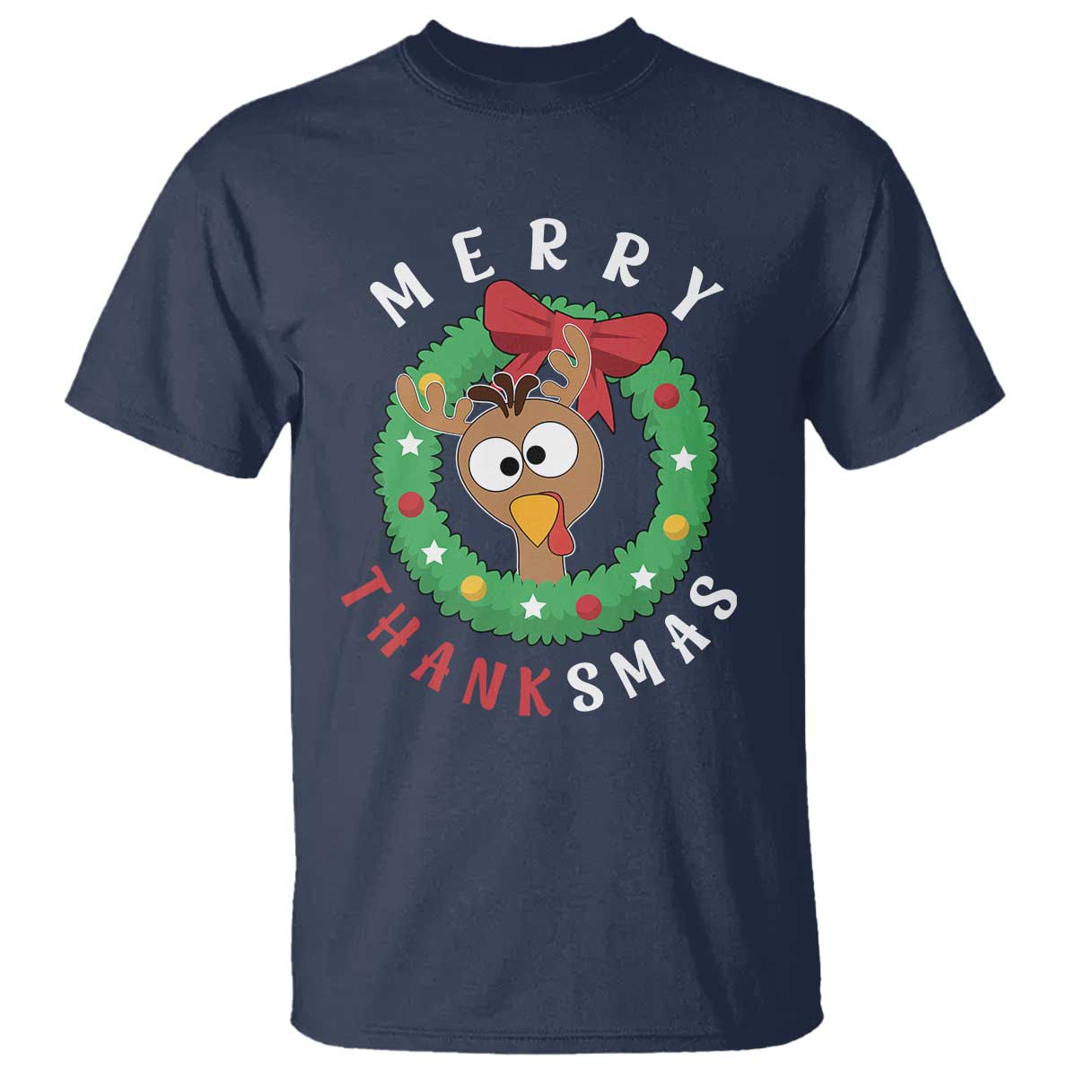 funny-thanksgiving-christmas-t-shirt-merry-thanksmas-turkey-reindeer-antler