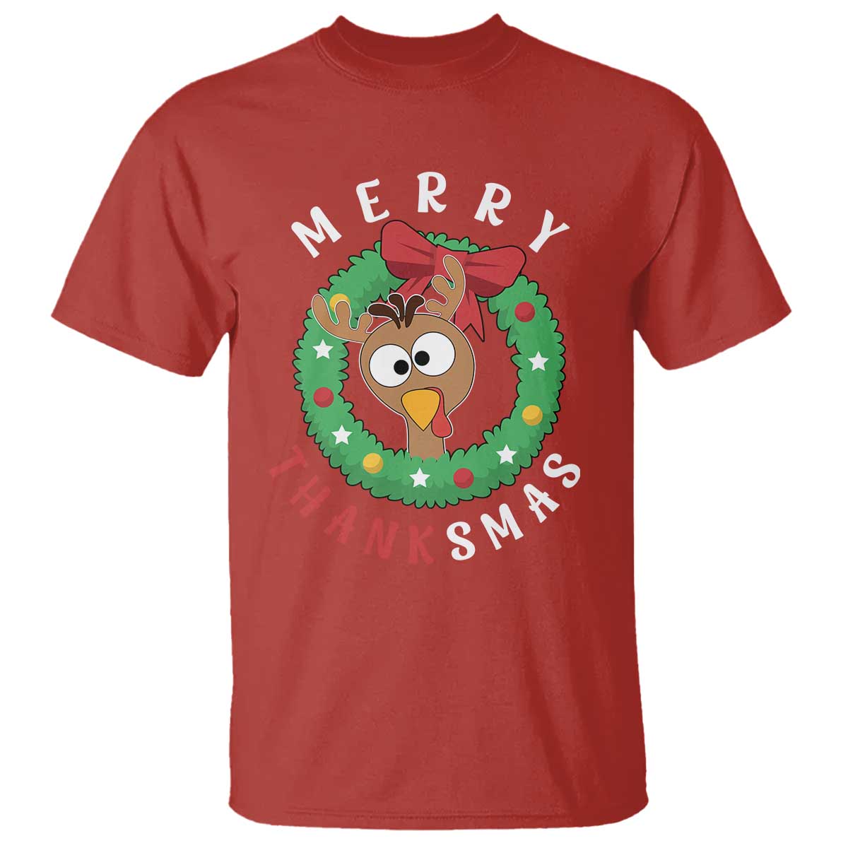 funny-thanksgiving-christmas-t-shirt-merry-thanksmas-turkey-reindeer-antler