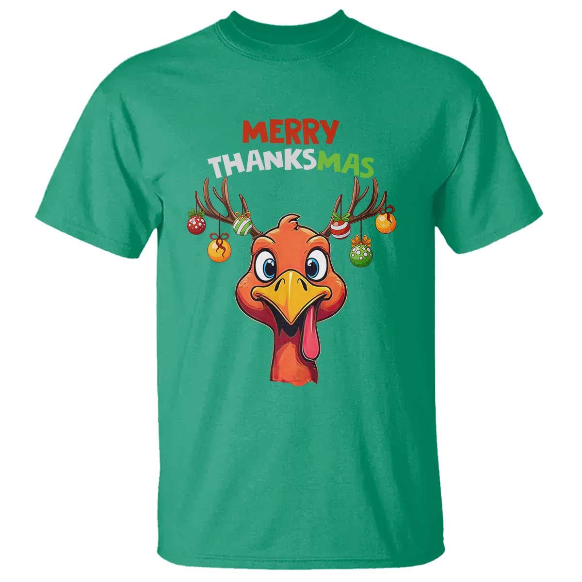 funny-christmas-thanksgiving-t-shirt-merry-thanksmas-turkey-reindeer-antler-baubles