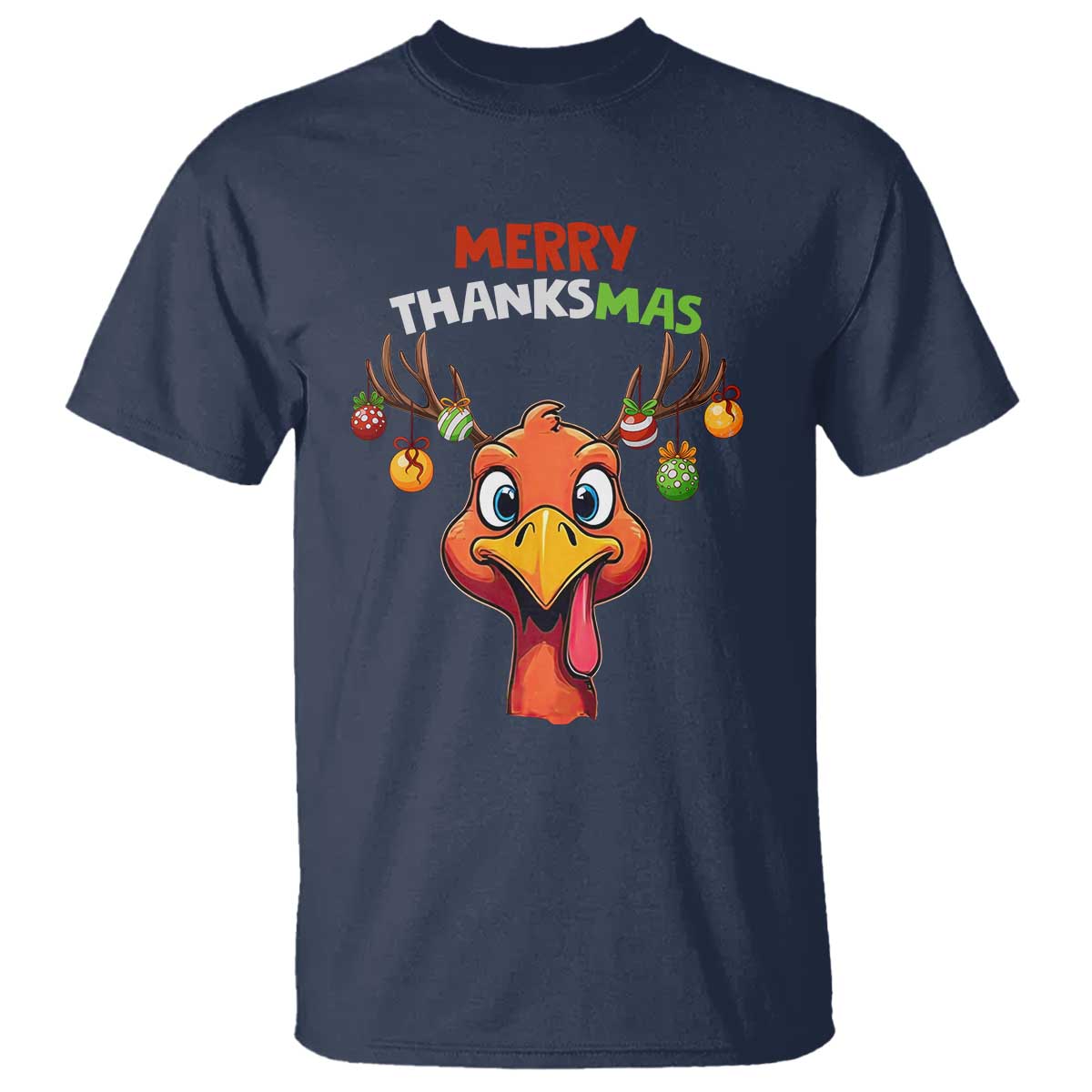 funny-christmas-thanksgiving-t-shirt-merry-thanksmas-turkey-reindeer-antler-baubles
