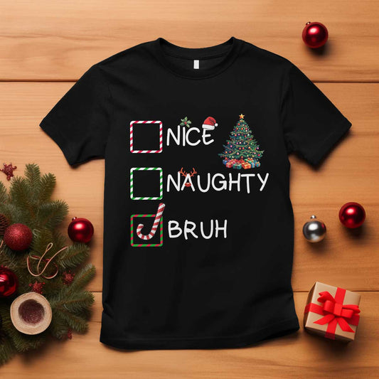 funny-nice-naughty-bruh-t-shirt-christmas-tree-candy-cane