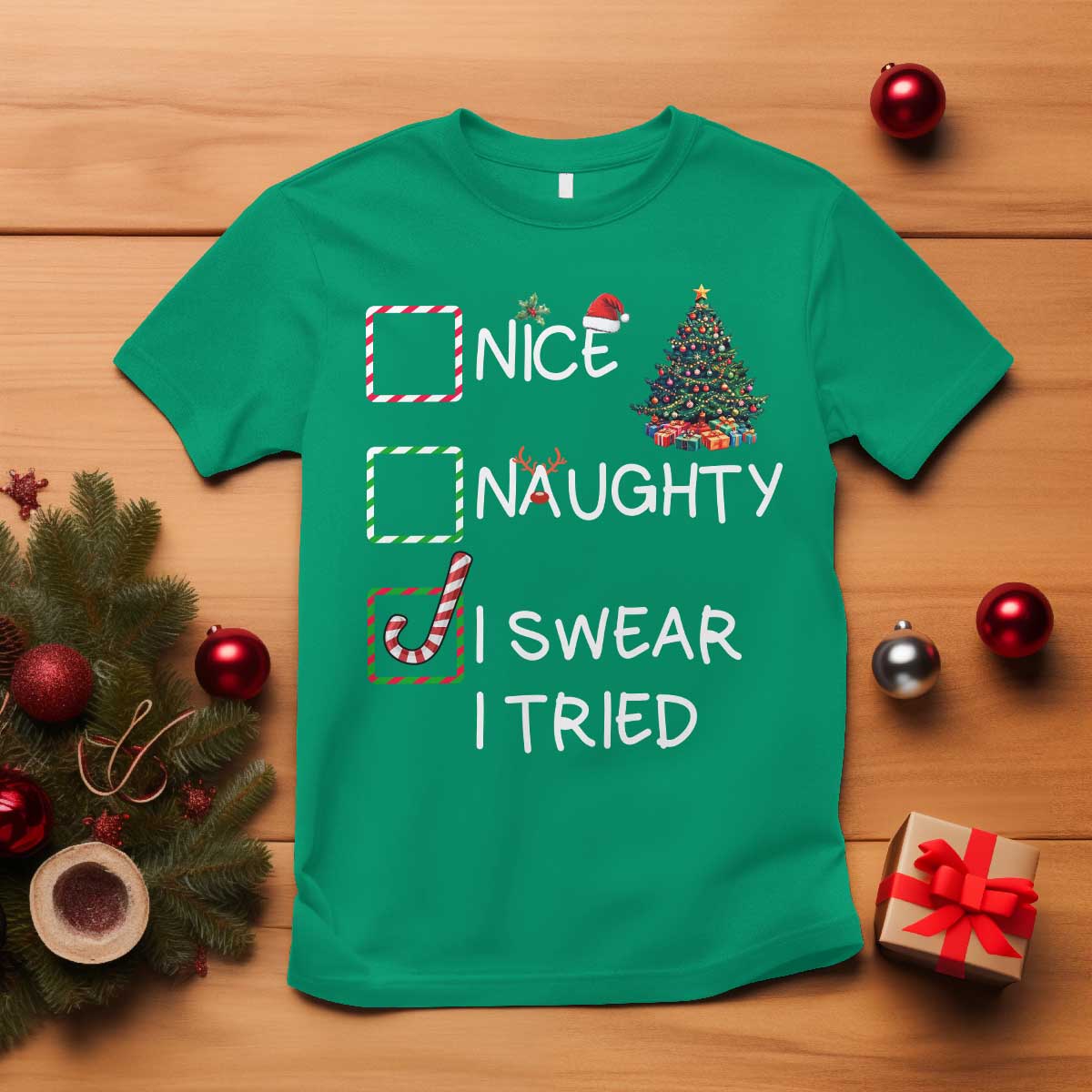 funny-nice-naughty-i-swear-i-tried-t-shirt-christmas-tree-candy-cane