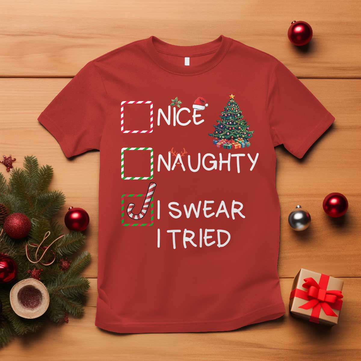 funny-nice-naughty-i-swear-i-tried-t-shirt-christmas-tree-candy-cane