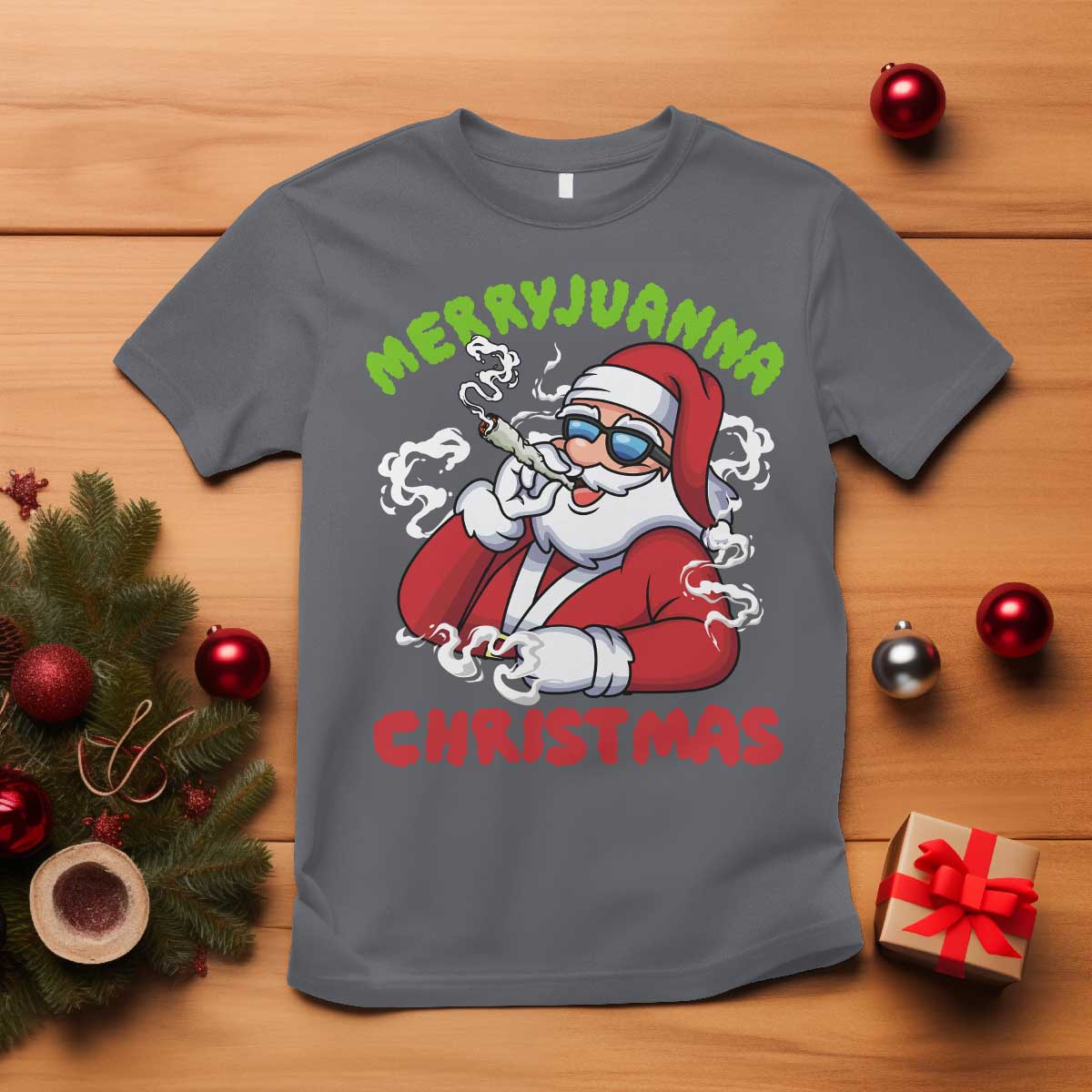 funny-christmas-weed-t-shirt-merryjuanna-christmas-santa-xmas