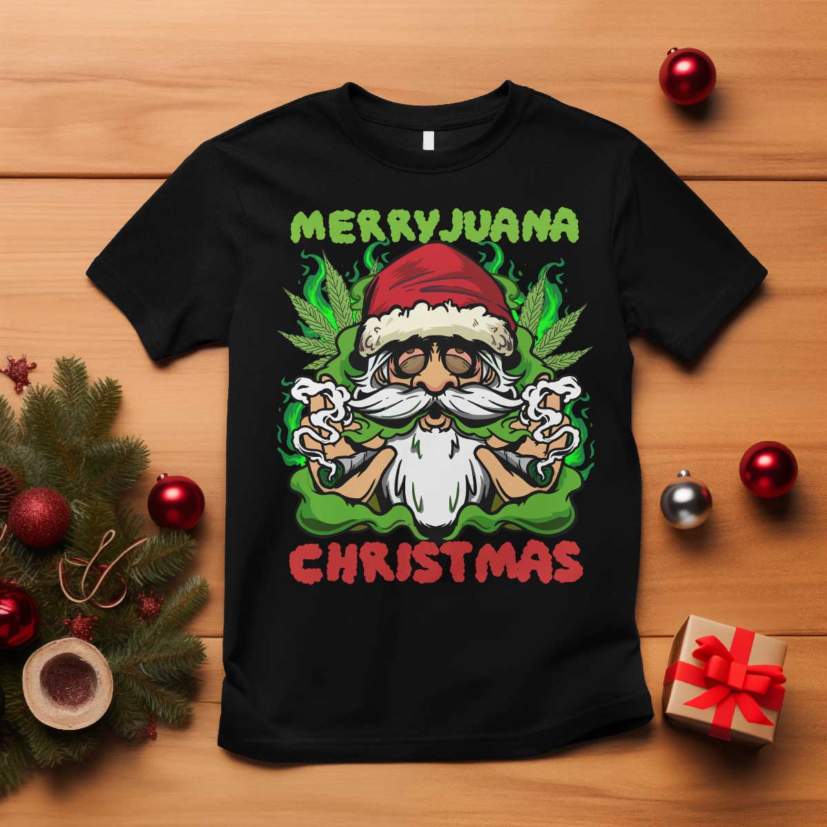 funny-weed-christmas-t-shirt-merry-juana-xmas-santa