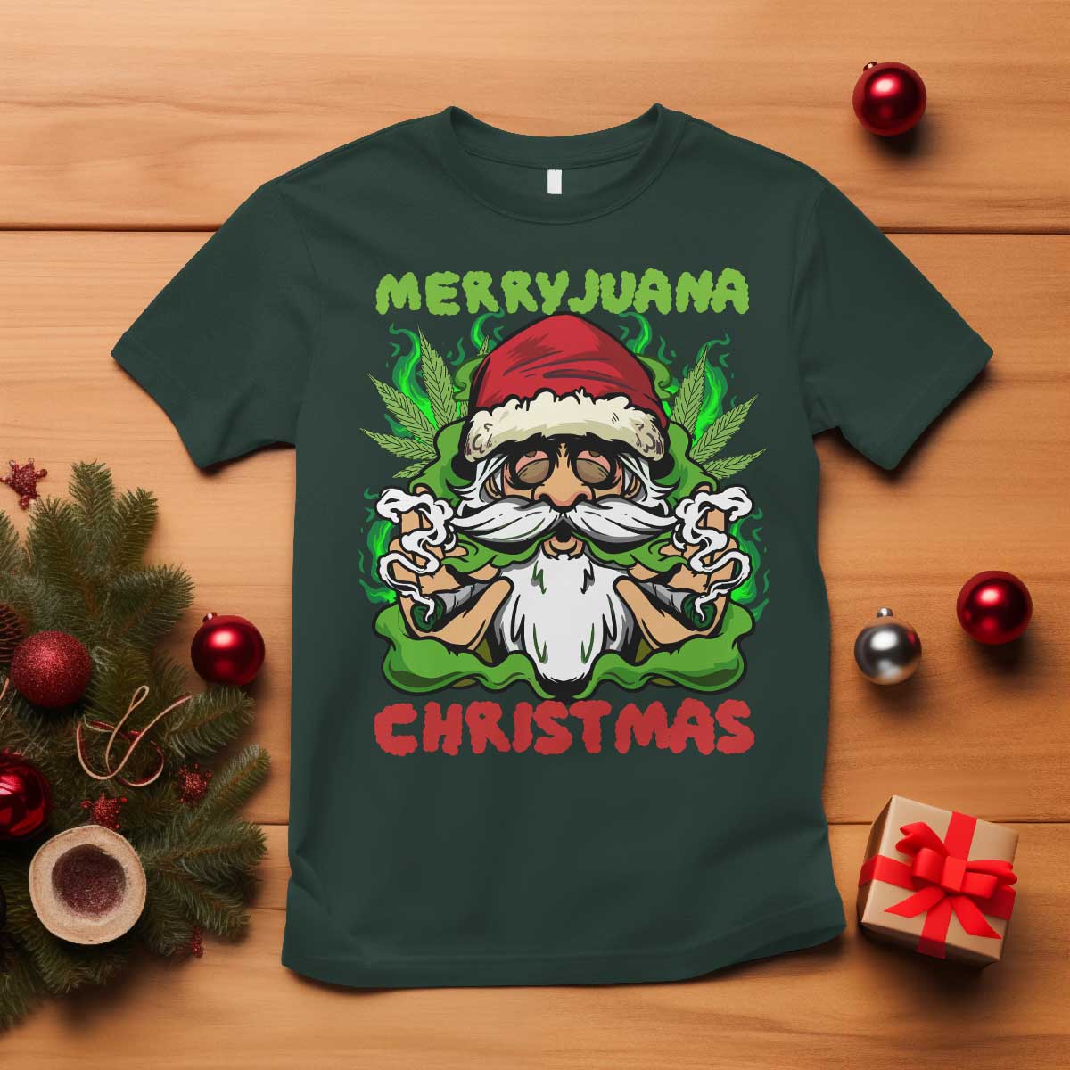 funny-weed-christmas-t-shirt-merry-juana-xmas-santa