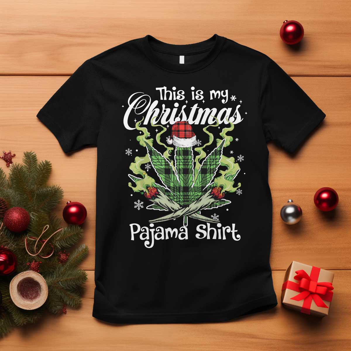 funny-weed-christmas-t-shirt-this-is-my-christmas-pajama-shirt