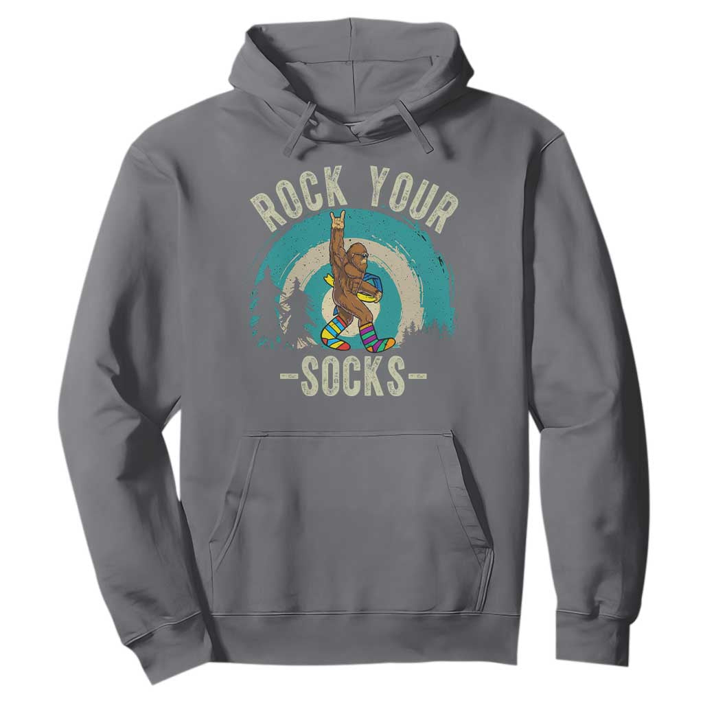 Funny Down Syndrome Support Bigfoot Hoodie Rock Your Socks