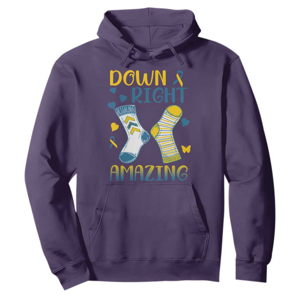 Down Right Amazing Hoodie Down Syndrome Support Socks Ribbon
