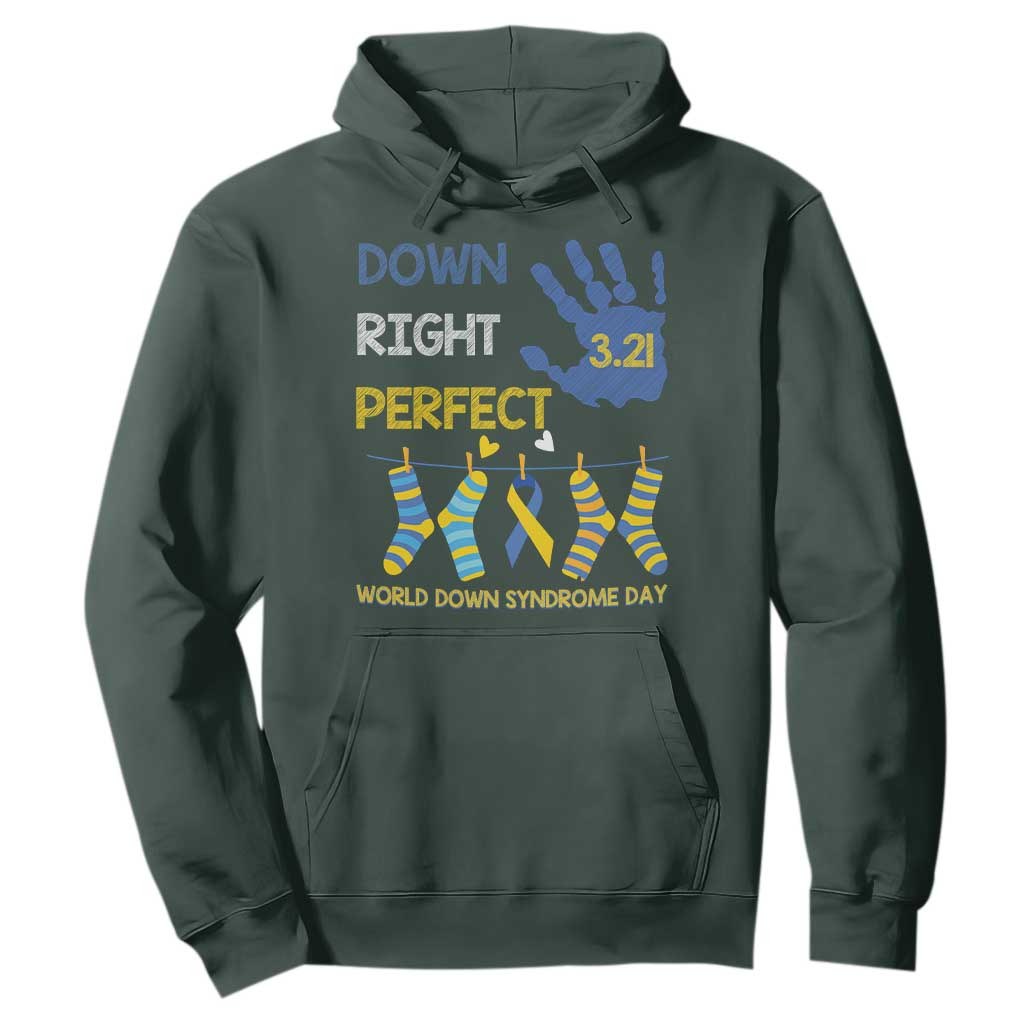 Down Right Perfect Hoodie March 21 World Down Syndrome Day Socks