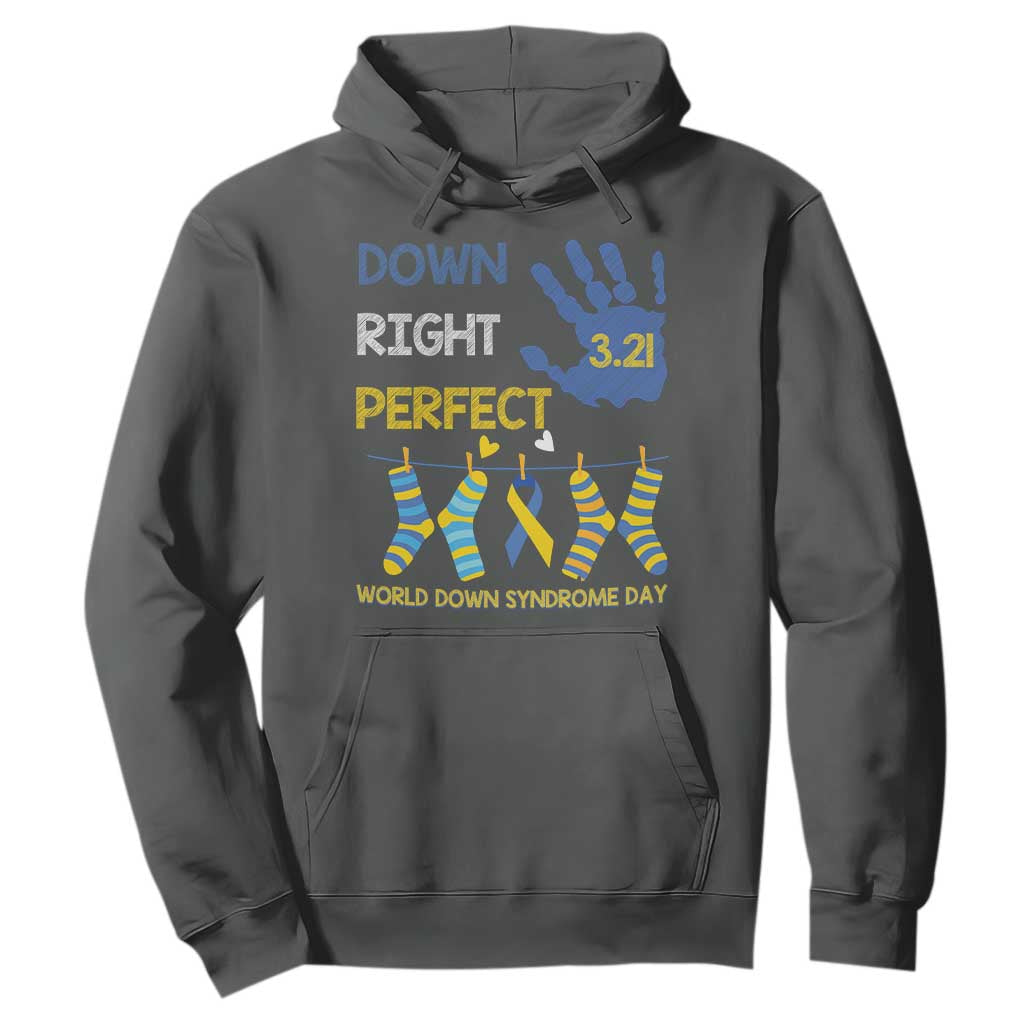 Down Right Perfect Hoodie March 21 World Down Syndrome Day Socks