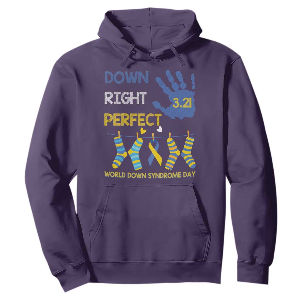 Down Right Perfect Hoodie March 21 World Down Syndrome Day Socks