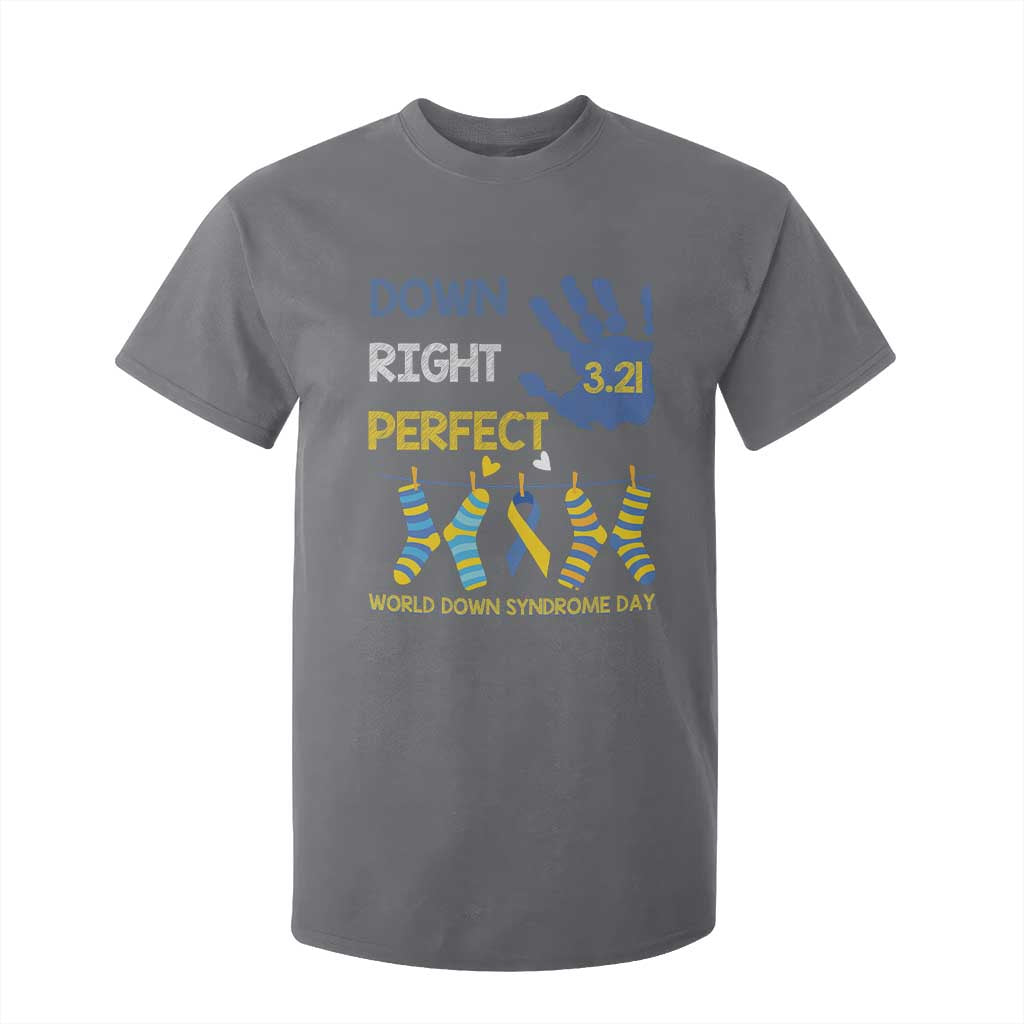 Down Right Perfect T Shirt For Kid March 21 World Down Syndrome Day Socks