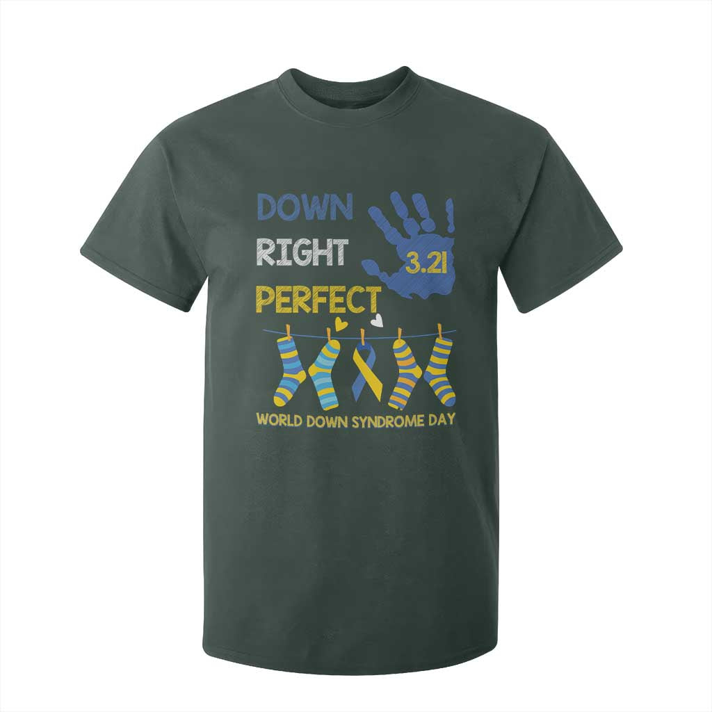 Down Right Perfect T Shirt For Kid March 21 World Down Syndrome Day Socks