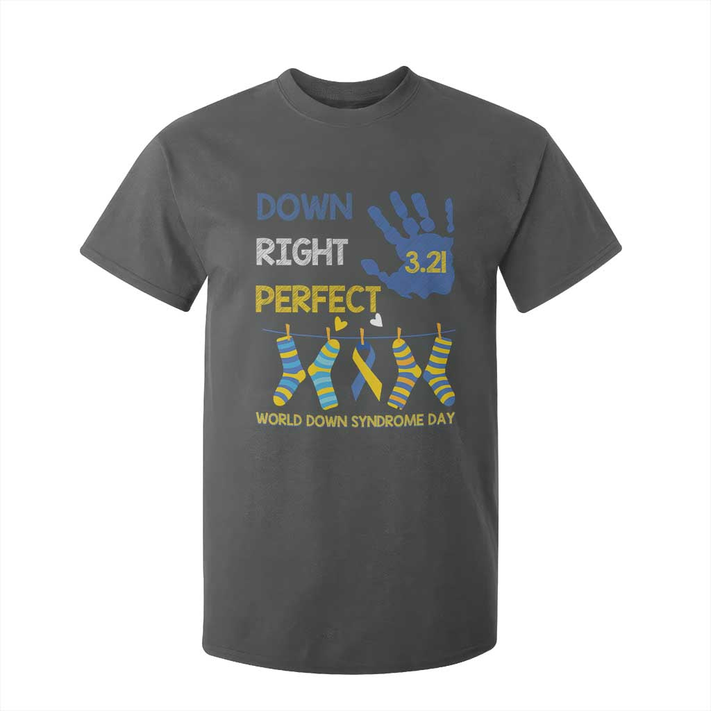 Down Right Perfect T Shirt For Kid March 21 World Down Syndrome Day Socks