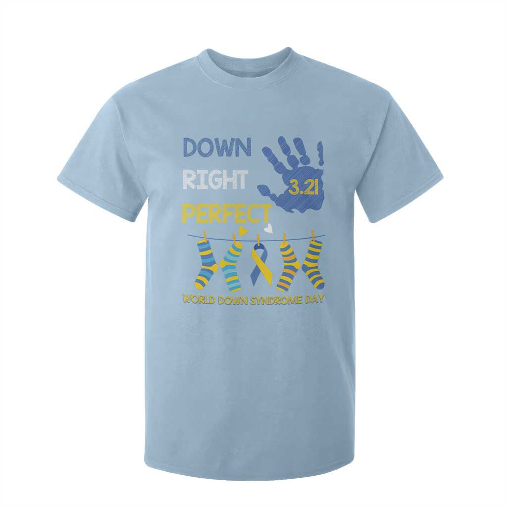 Down Right Perfect T Shirt For Kid March 21 World Down Syndrome Day Socks