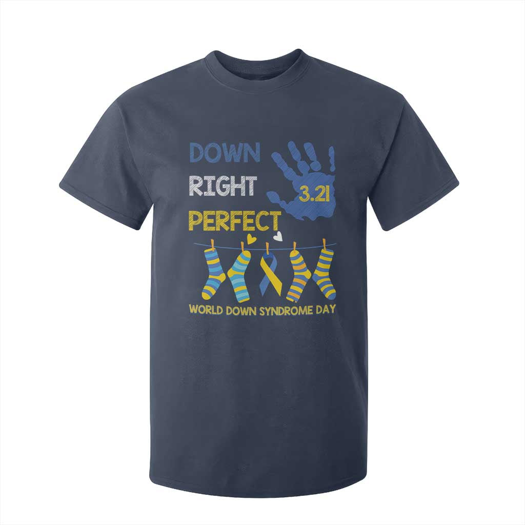 Down Right Perfect T Shirt For Kid March 21 World Down Syndrome Day Socks