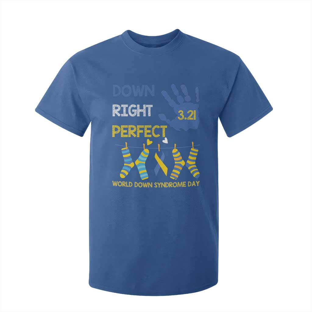 Down Right Perfect T Shirt For Kid March 21 World Down Syndrome Day Socks