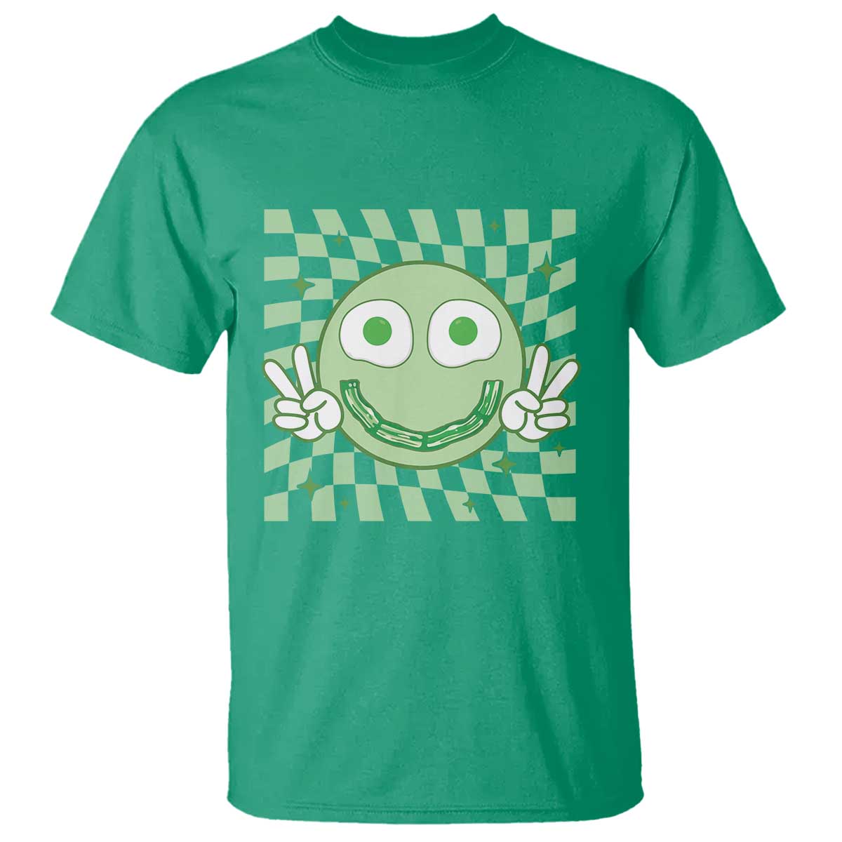 funny-green-smile-face-eggs-bacon-breakfast-st-patricks-day-t-shirt