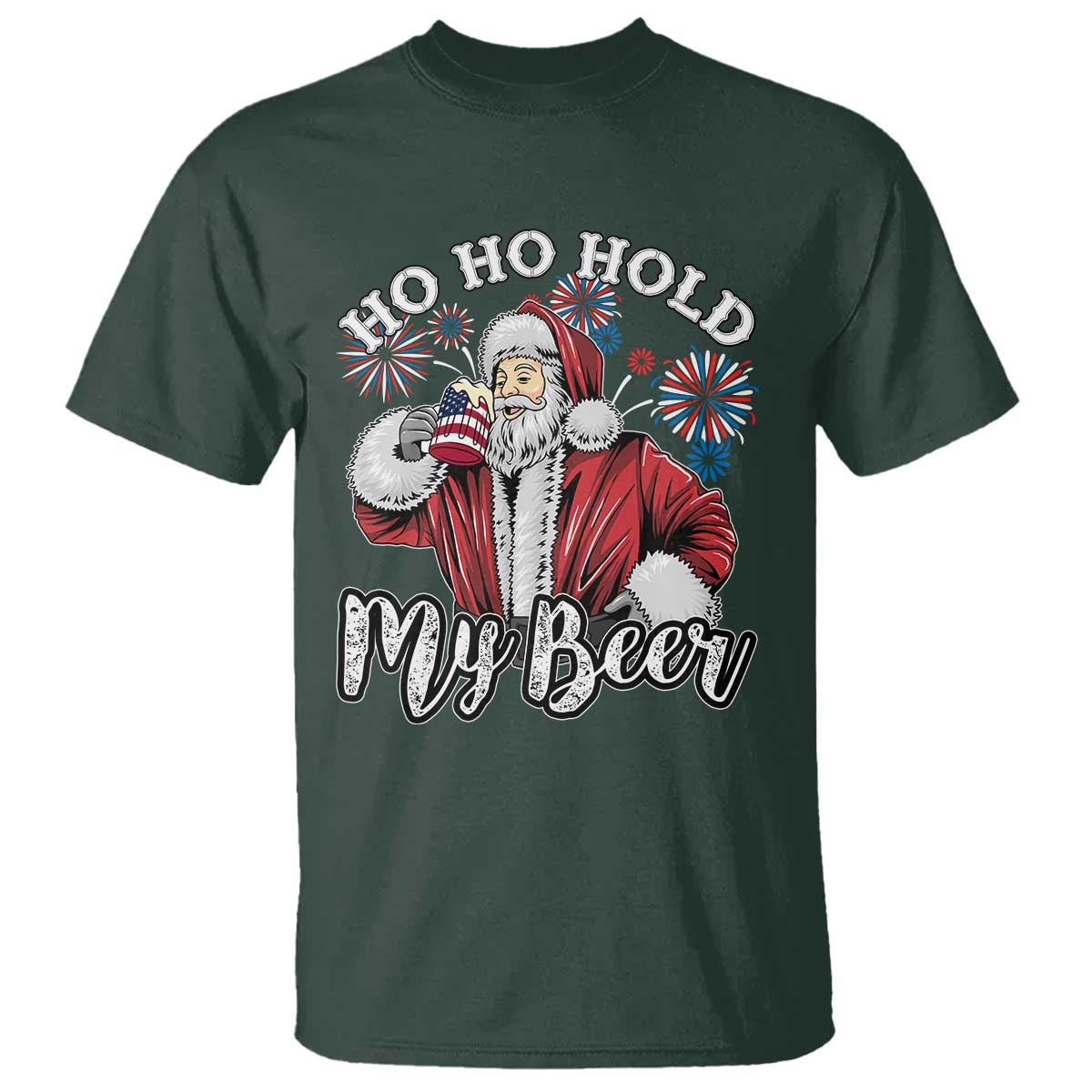 christmas-in-july-t-shirt-ho-ho-hold-my-beer-summer-santa-usa-flag-4th-of-july