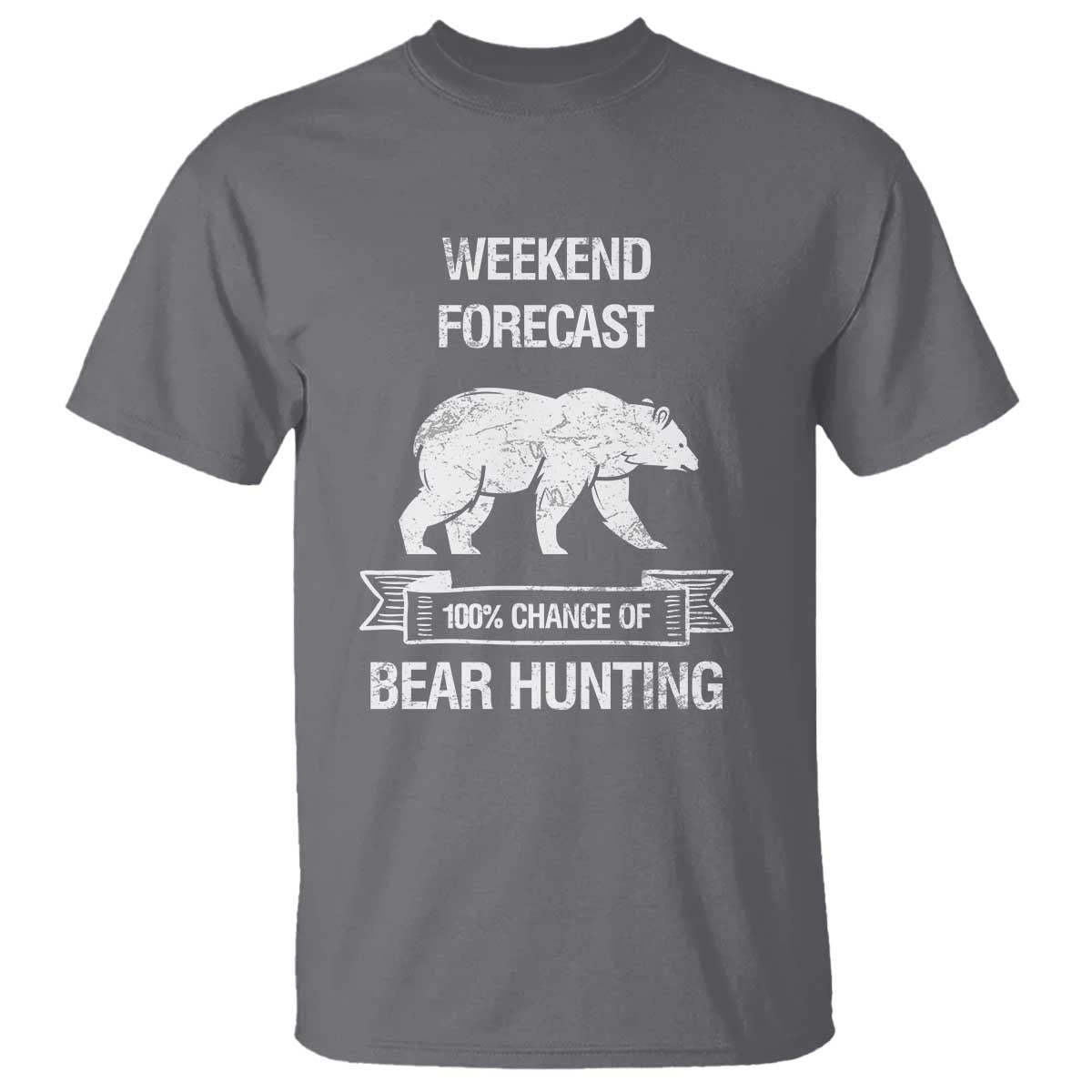 funny-bear-hunting-t-shirt-weekend-forecast-100-chance-of-bear-hunter