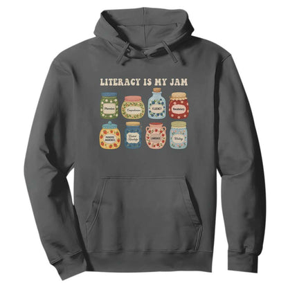 Literacy Is My Jam Hoodie SPED Teacher Special Education Life Dyslexia Reading