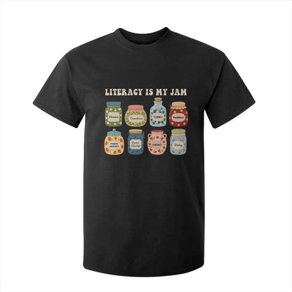 Literacy Is My Jam T Shirt For Kid SPED Teacher Special Education Life Dyslexia Reading
