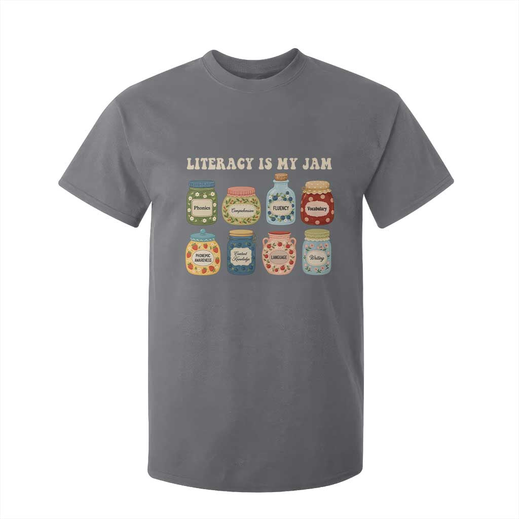 Literacy Is My Jam T Shirt For Kid SPED Teacher Special Education Life Dyslexia Reading