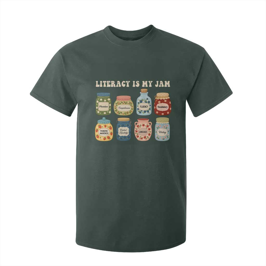 Literacy Is My Jam T Shirt For Kid SPED Teacher Special Education Life Dyslexia Reading