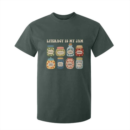 Literacy Is My Jam T Shirt For Kid SPED Teacher Special Education Life Dyslexia Reading