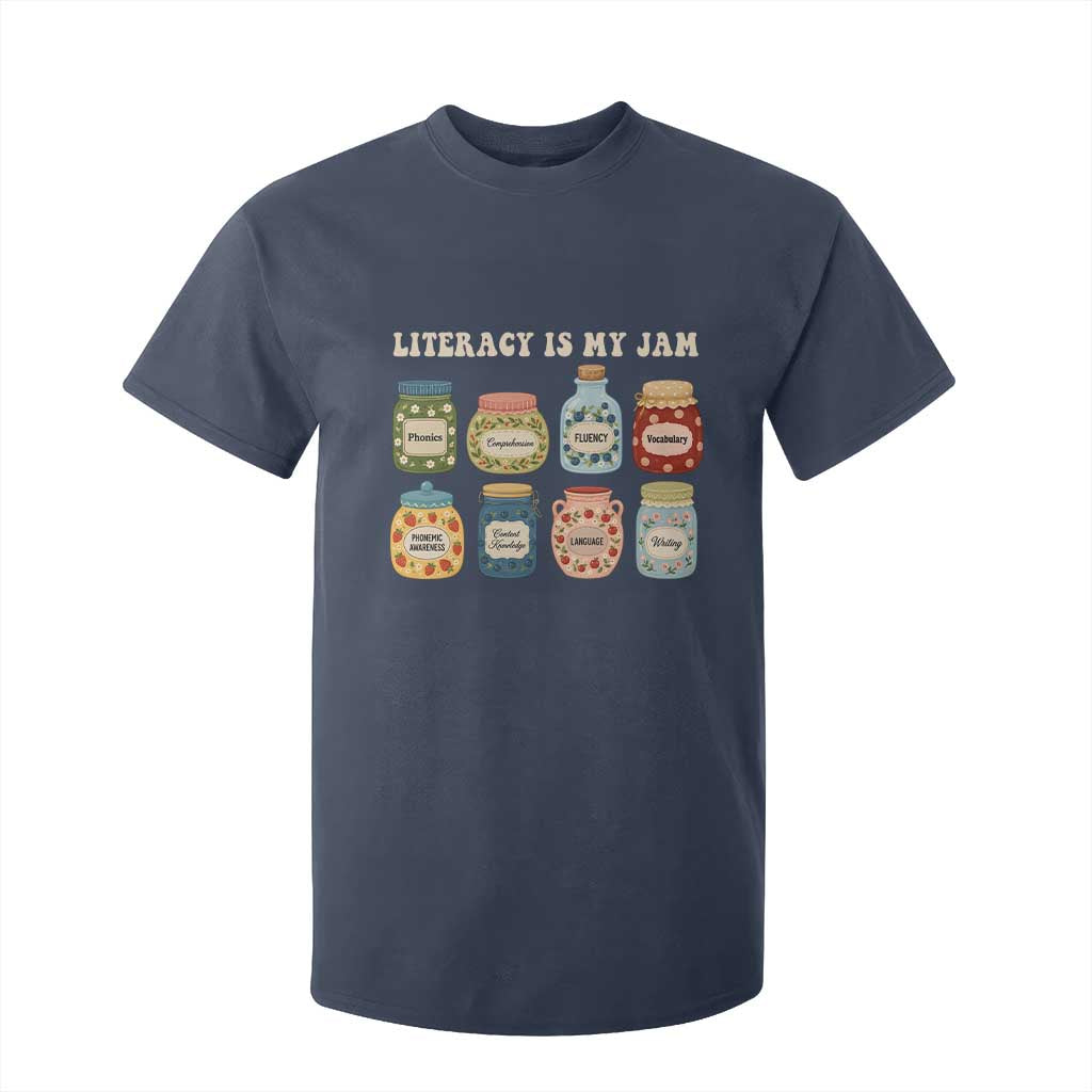 Literacy Is My Jam T Shirt For Kid SPED Teacher Special Education Life Dyslexia Reading