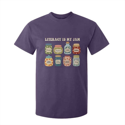 Literacy Is My Jam T Shirt For Kid SPED Teacher Special Education Life Dyslexia Reading