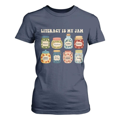 Literacy Is My Jam T Shirt For Women SPED Teacher Special Education Life Dyslexia Reading