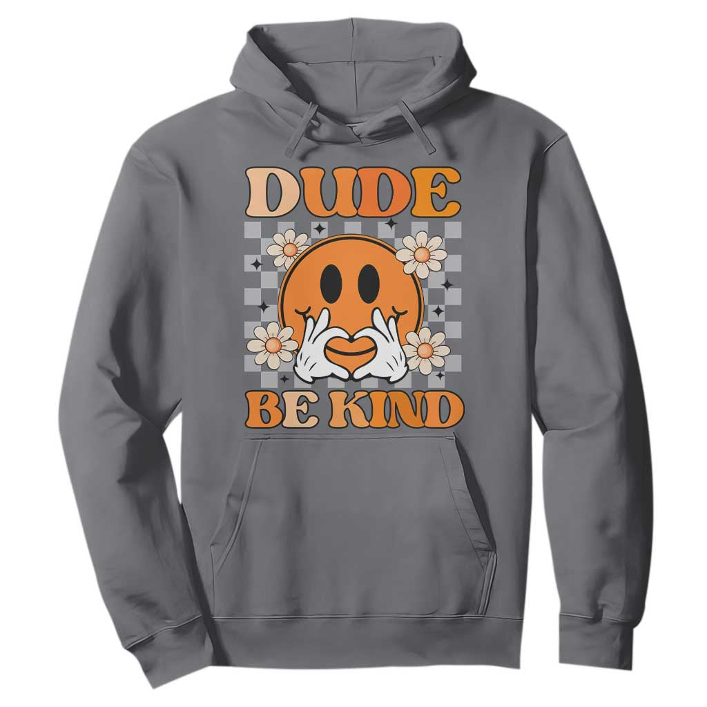 Bullying Prevention Hoodie Dude Be Kind Unity Day Heart Daisy Flower