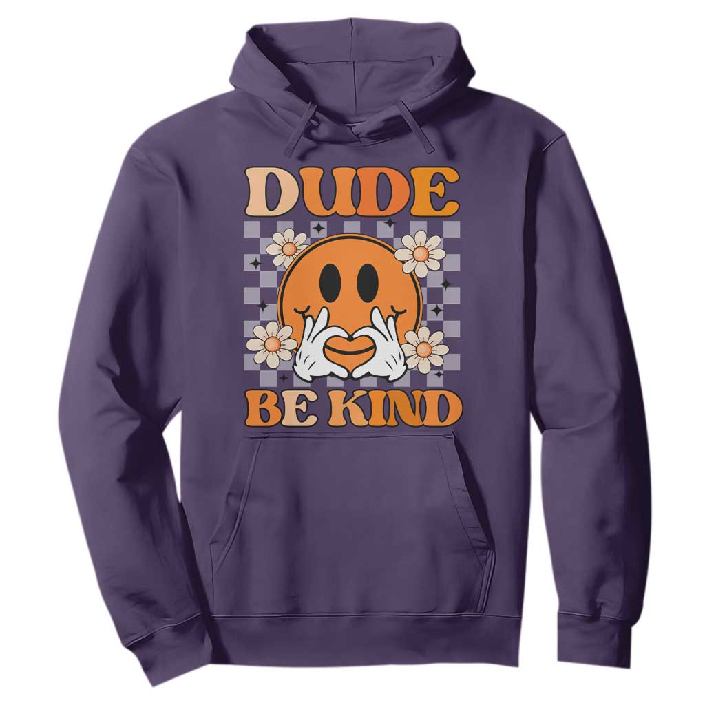 Bullying Prevention Hoodie Dude Be Kind Unity Day Heart Daisy Flower