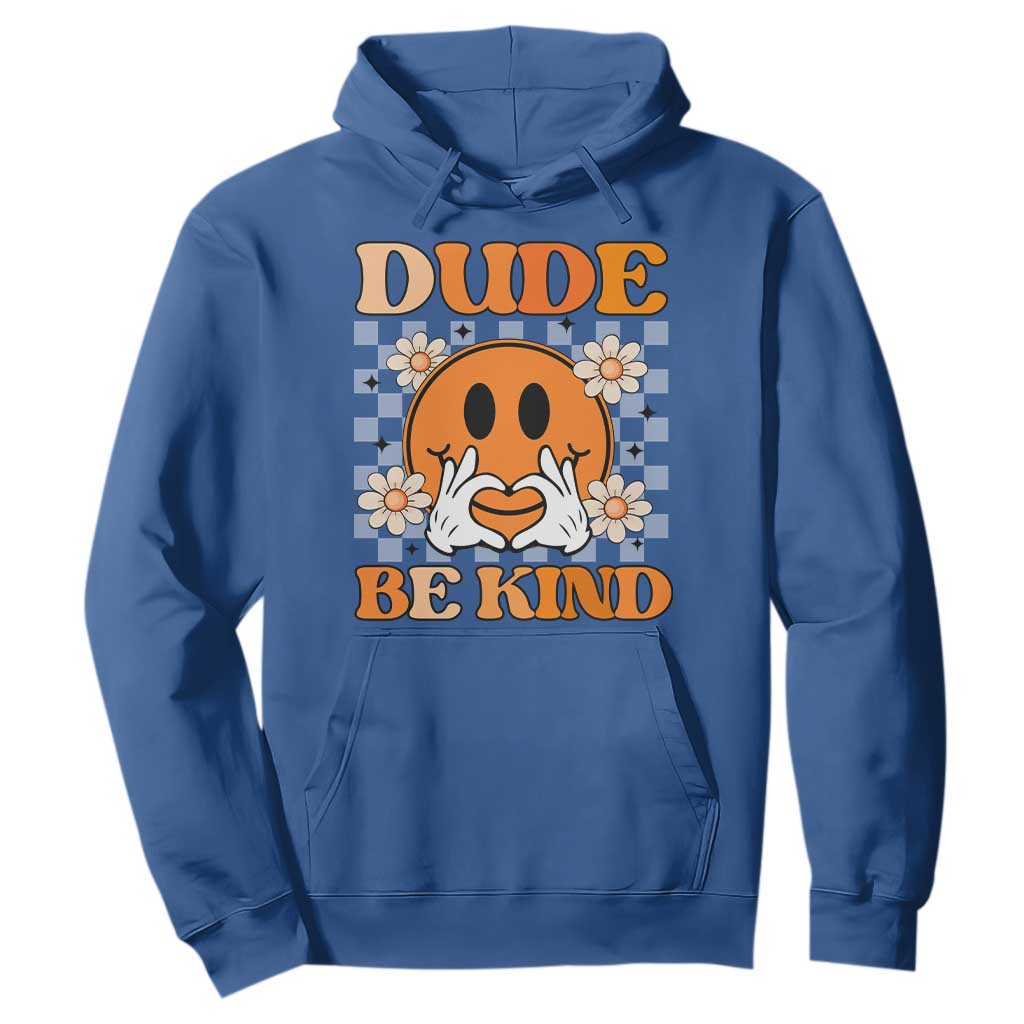 Bullying Prevention Hoodie Dude Be Kind Unity Day Heart Daisy Flower