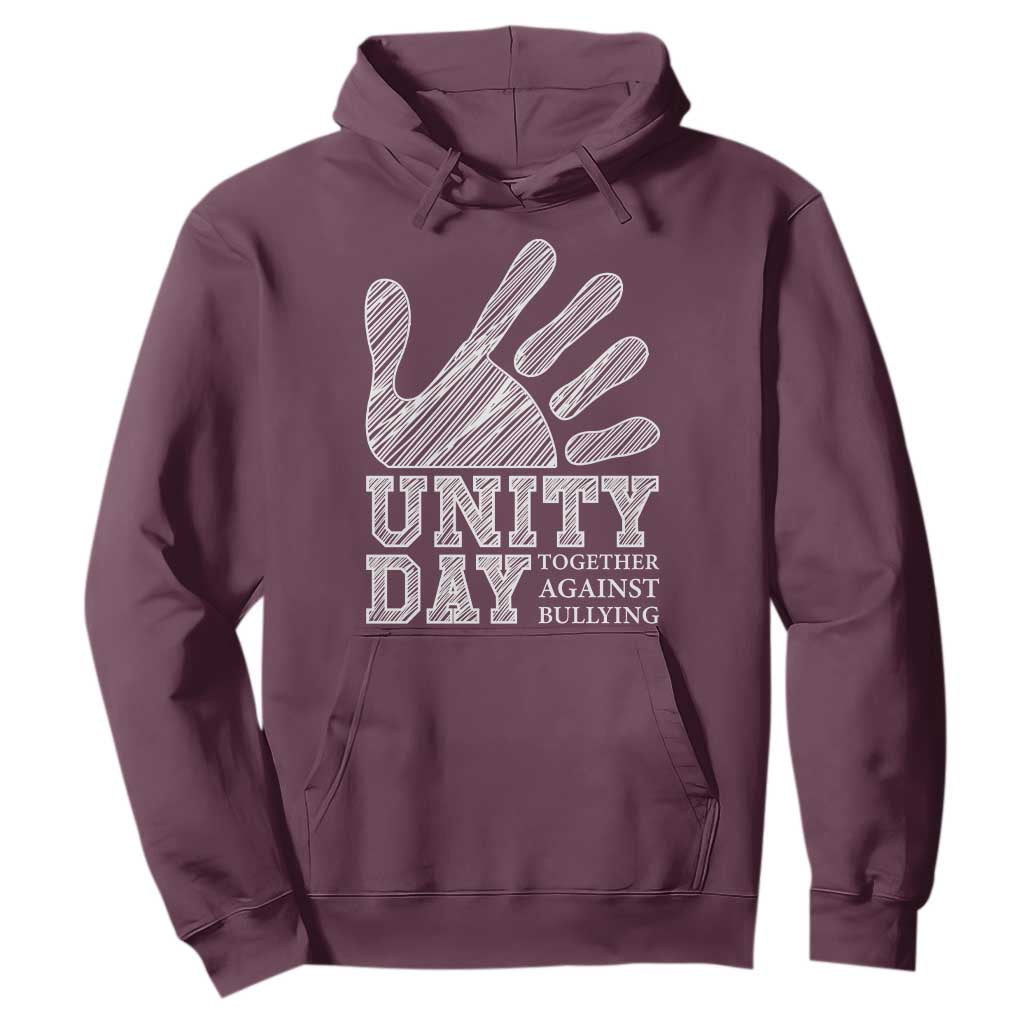 Bullying Prevention Hoodie Unity Day Together Against Bullying Hand
