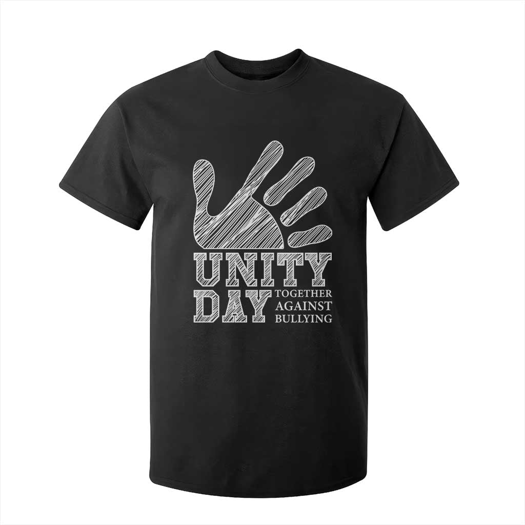 Bullying Prevention T Shirt For Kid Unity Day Together Against Bullying Hand