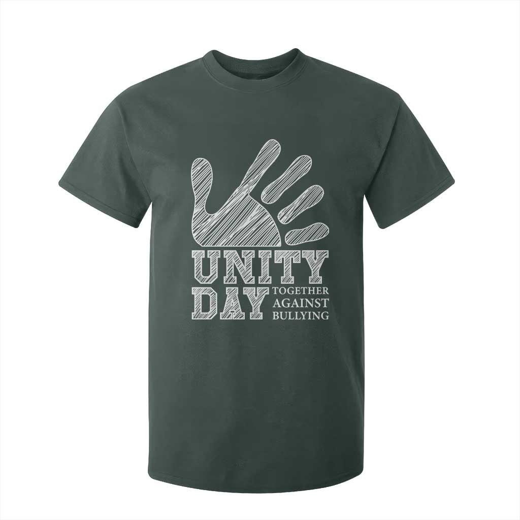 Bullying Prevention T Shirt For Kid Unity Day Together Against Bullying Hand
