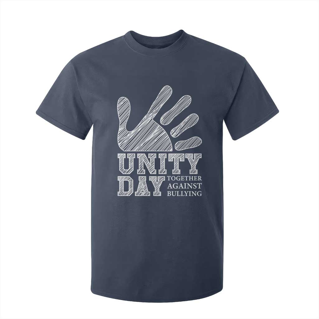 Bullying Prevention T Shirt For Kid Unity Day Together Against Bullying Hand