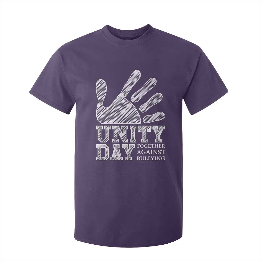 Bullying Prevention T Shirt For Kid Unity Day Together Against Bullying Hand