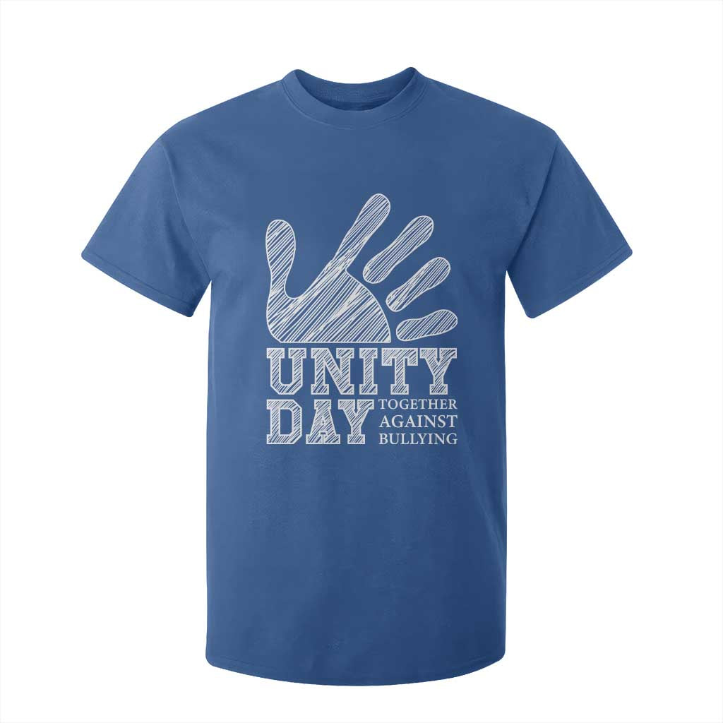Bullying Prevention T Shirt For Kid Unity Day Together Against Bullying Hand
