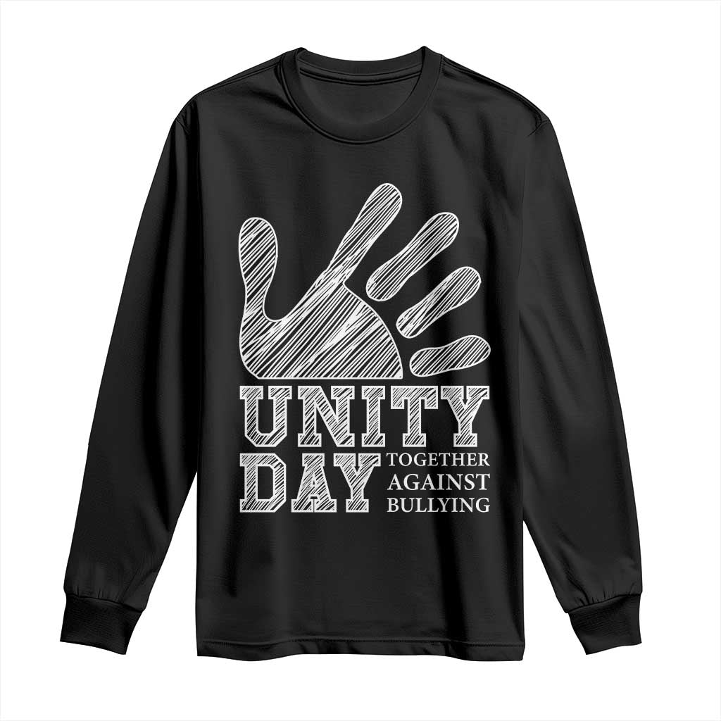 Bullying Prevention Long Sleeve Shirt Unity Day Together Against Bullying Hand