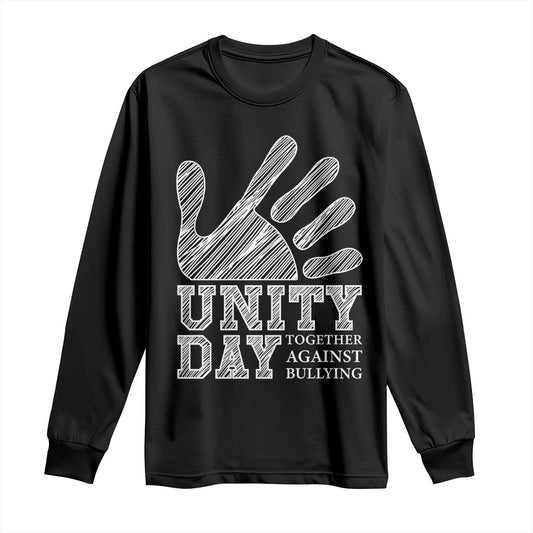 Bullying Prevention Long Sleeve Shirt Unity Day Together Against Bullying Hand